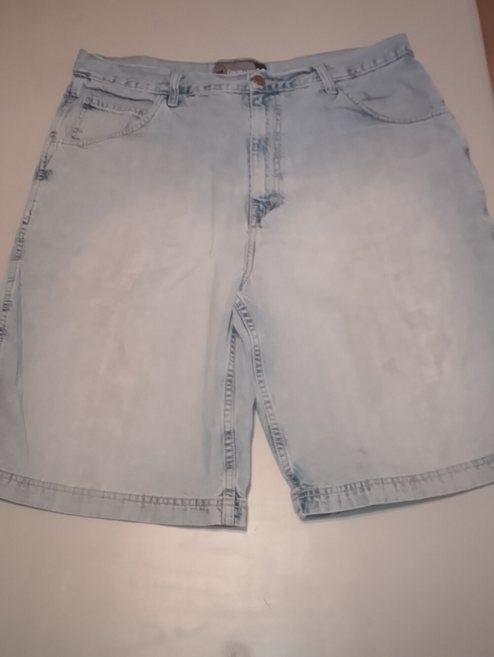 Y2K light denim shorts